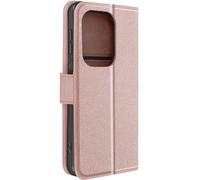 Etui pour Xiaomi Redmi Note 13 Pro 4G Portefeuille et Support Vidéo Rose Champagne