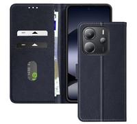 Avizar Étui pour Xiaomi Redmi Note 14 4G Clapet Portefeuille et Support Vidéo