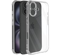 Avizar, Étui protecteur pour Apple iPhone 16 Plus Coins antichocs, Transparent