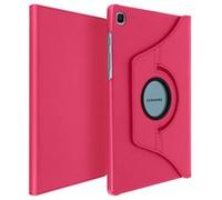 Avizar Étui Samsung Galaxy Tab S6 Lite Housse Intégrale Support Rotatif 360° Rose Fuchsia G