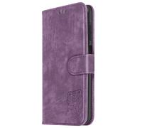 Avizar Étui Tigre pour Samsung A25 5G Portefeuille Support Vidéo Dragonne Violet