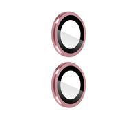 Avizar Film caméra iPhone 14 et 14 Plus Verre trempé 9H 0.4mm Rose