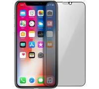 Avizar Film Écran pour iPhone XS Max Verre Trempé Biseauté Anti-espion Bord Noir Noir G