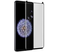 Avizar Film Galaxy S8 Plus / S9 Plus Verre Trempé Incurvé Noir