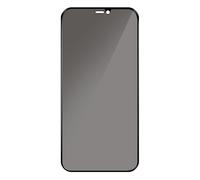 Film pour iPhone 12 et 12 Pro Anti-espion Verre Trempé 9H Anti-traces Noir