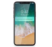 Avizar Film pour iPhone X / XS Verre Trempé Ultra-résistant 3D effect Noir