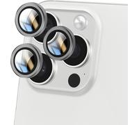 Avizar, Film résistant pour appareil photo pour Apple iPhone 16 Pro Résistant aux rayures, Gris