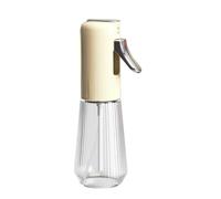 Avizar Flacon Pulvérisateur d’Huile 280ml en Verre avec Gâchette Chromée Beige