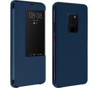 Avizar, Flip Cover avec fenêtre Smart View pour Huawei Mate 20, bleu foncé
