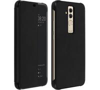 Avizar, Flip Cover avec fenêtre Smart View pour Huawei Mate 20 lite, noir