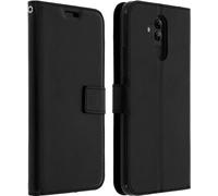 Avizar, Flip Stand Couverture Portefeuille & Stand Fonction Huawei Mate 20 lite, Noir