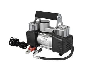 Avizar Gonfleur 12V Double Cylindre pour Pneus et Outils Pneumatiques Noir