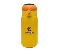 Avizar Gourde Isotherme 420ml pour Enfants avec Écran d'Affichage Digital Jaune