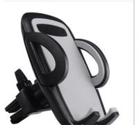 Avizar, Grand support voiture pour smartphones avec fixation en bas, noir