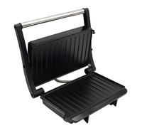 Grill de Contact Électrique 1000W avec Plaques Antiadhésives Inox Avizar Noir Noir