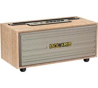 Avizar, Haut-parleur sans fil Bluetooth 5.0 8W Bronx avec station pour smartphone, Blanc / Gris