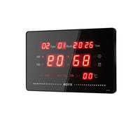 Avizar Horloge LED Lumineux Numérique avec Affichage Date / Heure / Température