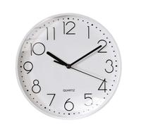 Avizar Horloge Murale Silencieuse Moderne 26cm pour Bureau ou Salon Blanc