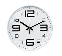 Avizar Horloge Murale Silencieuse Moderne 31cm pour Bureau ou Salon Blanc