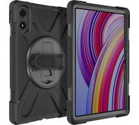 Avizar, Housse antichoc pour Xiaomi Redmi Pad Pro Poignée Sangle de support, Noir
