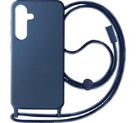 Avizar, housse de chaîne pour Samsung Galaxy S24 Plus / S25 Plus 80cm de chaîne, bleu foncé