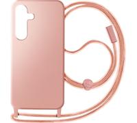 Avizar, housse de chaîne pour Samsung Galaxy S24 Plus / S25 Plus 80cm de chaîne, Rose clair