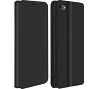 Avizar, housse en similicuir édition classique pour Apple iPhone SE 2020 / 8 / 7, noir