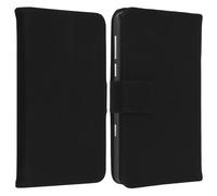 Avizar Housse Folio Portefeuille Universel pour smartphone taille L Noir
