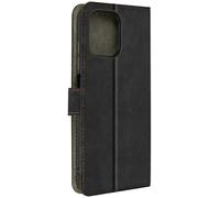 Housse pour Blackview A96 Clapet Effet Brossé Portefeuille et Support Noir
