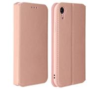 Avizar Housse pour iPhone XR Étui folio Porte-cartes Fonction support Rose