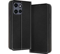 Avizar, Housse pour Motorola Edge 50 Neo Porte-cartes Smart Collection, Noir