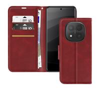 Housse pour Redmi Note 14 Pro et 14 Pro Plus Portefeuille Dragonne Bordeaux