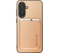 Avizar, Housse pour Samsung Galaxy A56 Porte-carte détachable, Or