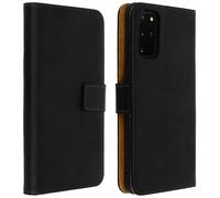Housse Samsung Galaxy S20 Plus Cuir Véritable Porte cartes Support Noir