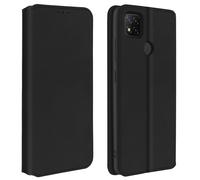 Housse pour Xiaomi Redmi 9C Étui Folio Portefeuille Fonction Support Noir