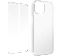 Avizar, kit de protection 360° pour Apple iPhone 14 Plus : étui + film, transparent