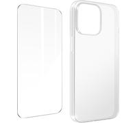 Avizar, kit de protection 360° pour Apple iPhone 14 Pro : étui + film, transparent