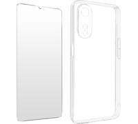 Avizar, kit de protection 360° pour Oppo A78 : housse + film, Transparent