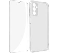 Avizar, kit de protection 360° pour Samsung A23 5G : housse + film, transparent