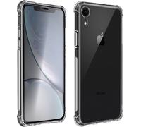 Avizar, Kit de protection premium pour iPhone XR Étui de protection + film de protection d'écran 9H, Transparent