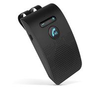 Kit main libre voiture KX1 Bluetooth 4.0 Multipoint Pare-Soleil Boutons Noir