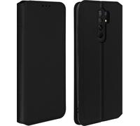 Avizar, Kunstleder Cover Classic Edition Xiaomi Redmi 9, Schwarz