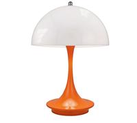 Avizar Lampe Champignon LED Tactile Rechargeable port USB-C pour Bureau Orange