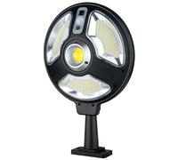 Avizar Lampe Solaire Extérieur 70W Pivotante 360° avec Réflecteurs Noir
