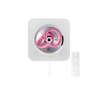Avizar Lecteur CD Cancale Mural avec Bluetooth 5.0 FM Radio Télécommande Blanc