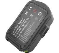 Avizar, Li-Ion 18V 5000mAh 90Wh Akku für Ryobi RB18L50 Werkzeug, Schwarz