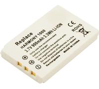 Avizar, Logitech Harmony 1000 Batterie de télécommande 3,7 V 900 mAh Li-Ion, blanc