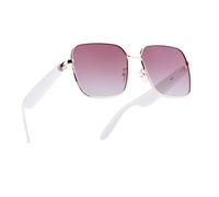 Avizar Lunettes Connectées Modèle Nyra avec Verres Polarisés Carrés Blanc