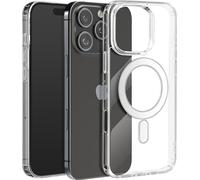 Avizar, MagSafe Coque Apple iPhone 16 Pro Max Dos rigide Bord souple, Transparent