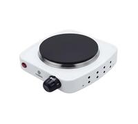 Avizar Mini-Plaque de Cuisson Électrique 500W 5 Niveaux de Température Blanc
